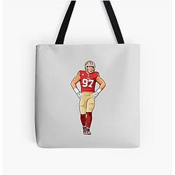 Nick Bosa 97 Stand Over Tote Bag