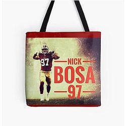 Nick Bosa 97 All Print Tote Bag