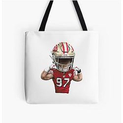 San Francisco 49ers Nick Bosa All Over Print Tote Bag