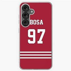 Nick Bosa Jersey Mask Phone Case Cover Samsung Galaxy Soft Case
