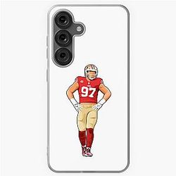 Nick Bosa Stand On Samsung Galaxy Soft Case