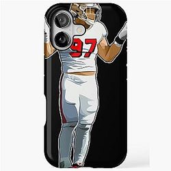 Nick Bosa Celebrates Tough iPhone Case