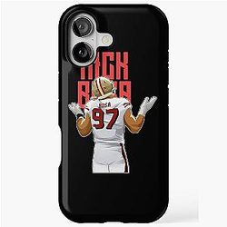 Nick Bosa in Action iPhone Tough Case