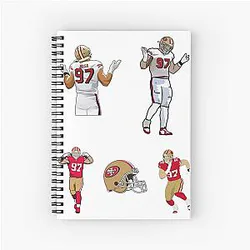 Nick Bosa Vintage Notebook