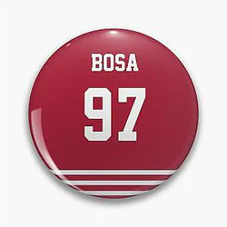 Nick Bosa Jersey Back Mask Phone Case & Cover