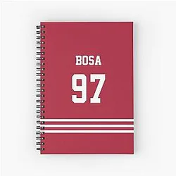 Nick Bosa Jersey Back Phone Case iPhone Cover Mask Notebook