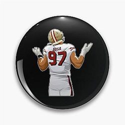 Nick Bosa Sacking Sticker Pin