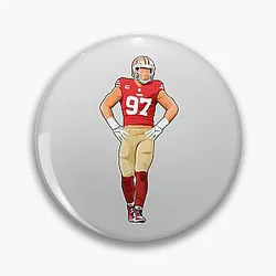 Nick Bosa 97 Stand on Pin