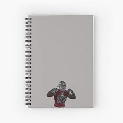 Neon Nick Bosa Spiral Notebook