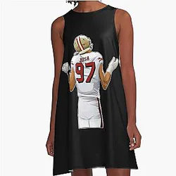 Nick Bosa After Sacking Sticker Dress