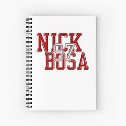 Nick Bosa Spiral Notebook