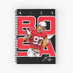 Nick Bosa Spiral Notebook