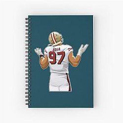 Nick Bosa After Sack Notebook