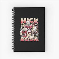 Nick Bosa Retro Notebook