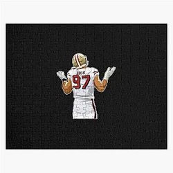 Nick Bosa After Sacking Stencil Puzzle