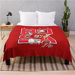 Nick Bosa Throw Blanket