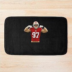 Nick Bosa 97 Strength Bath Mat