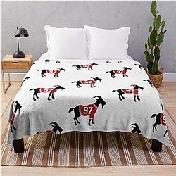 Nick Bosa GOAT Throw Blanket