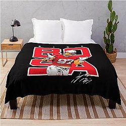 Nick Bosa Throw Blanket