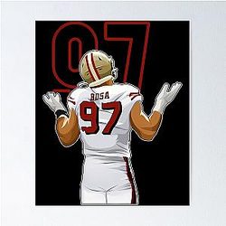 Nick Bosa San Francisco 49ers Poster