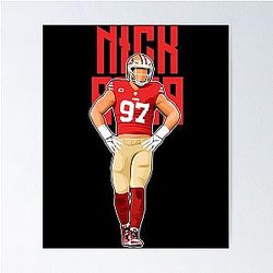 Nick Bosa On 97 Bold Poster