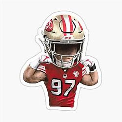 San Francisco 49ers Nick Bosa Sticker