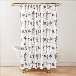 Nick Bosa Shower Curtain