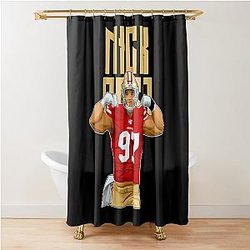 Nick Bosa 97 Bold Shower Curtain