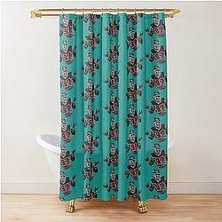 Neon Nick Bosa Shower Curtain