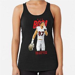 Nick Bosa 97 San Francisco Football Team Racerback Tank