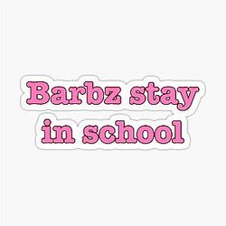 Barbz Stay in School Nicki Minaj Sticker