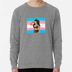 Nicki Minaj Trans Pride Flag Lightweight Sweatshirt