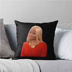 Nicki Minaj Throw Pillow