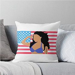 Nicki Minaj Throw Pillow