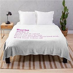 Nicki Minaj Barbz Throw Blanket