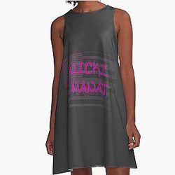 Nicki Minaj Stickers, Nicki Minaj Shirt Funny Gift A Line Dress