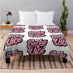 Barbz for Life Nicki Minaj Throw Blanket
