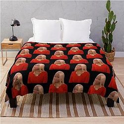Nicki Minaj Meme Throw Blanket