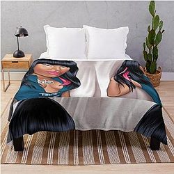 Nicki Minaj Caricature CelebToonz Throw Blanket