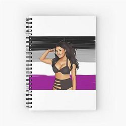 Nicki Minaj Ace Pride Flag Notebook