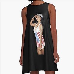 Nicki Minaj Patriotic A-Line Dress