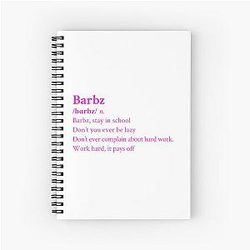 Nicki Minaj Barbz Aesthetic Spiral Notebook