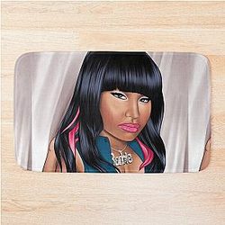 Nicki Minaj Cartoon Caricature CelebToonz Bath Mat