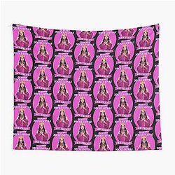 In Queen Nicki Minaj We Trust Artwork In Pink Tapestry