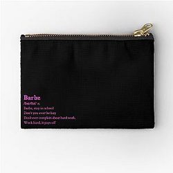Nicki Minaj Barbz Aesthetic Black Zipper Pouch