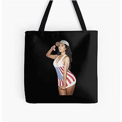 Nicki Minaj Patriotic Salute Tote Bag