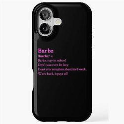 Nicki Minaj Barbz Aesthetic Black iPhone Tough Case
