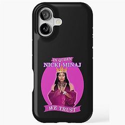 In Nicki Minaj We Trust Artwork, in Pink iPhone Tough Case