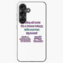 Nicki Minaj Funny Quotes Sticker Pack Meme Sayings Sounds TikTok Queen Pink Friday Roman's Revenge Songs Anaconda Barbz Barbie Merch Apparel Fan Art pfp Samsung Galaxy Soft Case