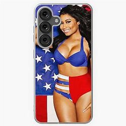 Nicki Minaj American Flag Magazine Soft Case for Samsung Galaxy